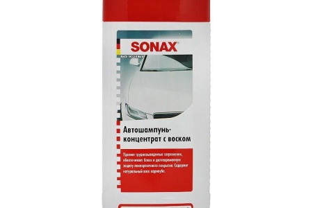 Купить Автошампунь концетрат с воском,500мл SONAX 313200