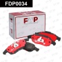 Колодки тормозные FAP FDP0034