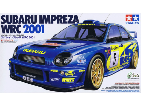 Сборная модель Subaru Impreza WRC 2001 TAMIYA 24240