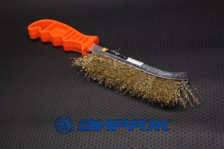 Купить Щетка латунная с пластмассовой ручкой SPARTA 748505