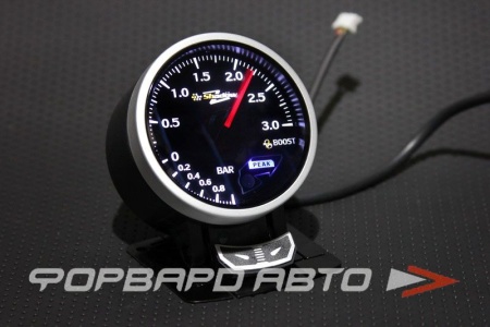 Купить Датчик давления наддува 60 мм PRO2 Black Face LED SHADOW SW-11303-20