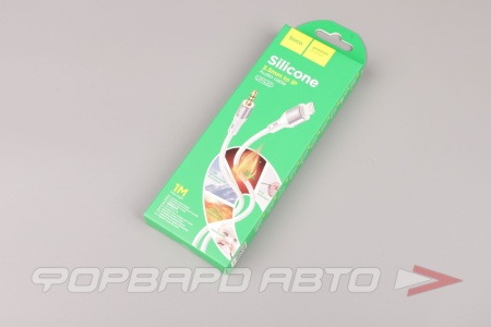 Купить Кабель AUX  Apple lightning-3.5мм 1м Аудиосоединитель, белый HOCO UPA22