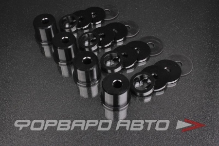 Купить Втулки задней балки вместо сайлентблоков (антилифт) Nissan Silvia S13 S14 S15 со смещенным пальцем GK TECH 