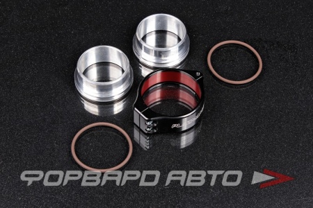 Купить Хомут V-Band (Plazmaclamp) 51 мм (2") + 2 алюминиевых фланца, для впускных систем PLAZMAMAN PCLAMP-2