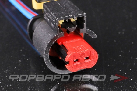 Купить Разъем 2-х контактный форсунки Bosch, клапана фазорегулятора (с проводами) CARGEN AX450