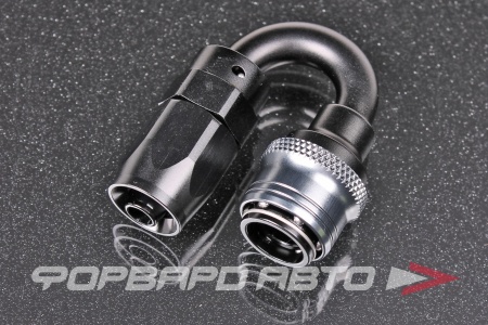 Купить Фитинг AN6 180°, под шланг AN, быстросъемный (quick release) "мама" (female) AB88 