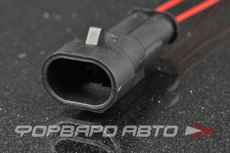 Купить Разъем 2-х контактный обогревателя сидений штыревой (с проводами) CARGEN AX362