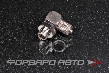 Купить Фитинг угловой с низким профилем для форсунки водометанольной системы, под шланг 4мм AQUAMIST 806-388M