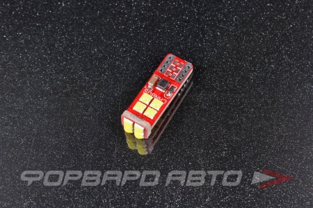 Купить Лампа светодиодная 12-24V W5W (T10) 12 SMD биполярная, белая SKYWAY S08202078