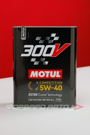 Купить Масло моторное 5W40 2л, 300V COMPETITION 100% Synt.Ester MOTUL 110817