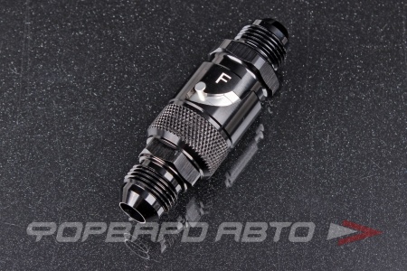 Купить Фитинг быстросъем AN8, алюминий, черный AB88 