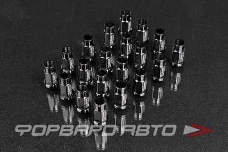Купить Гайки колесные М12*1,5мм, 20шт, алюминий, черный EPMAN TK-650NUTS-L-15-BK