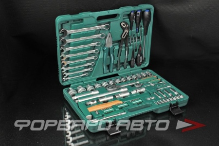Купить Набор инструментов 77 предметов 6-ти гран 1/4" 1/2" JONNESWAY S04H52477S