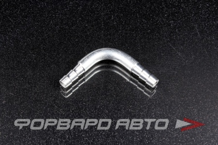 Купить Соединитель D=6 (угол 90°) "елочка" оцинкованная сталь (30) <> 