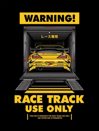 Купить Постер "S15 RACETRACK USE ONLY/BACK" CIAY 