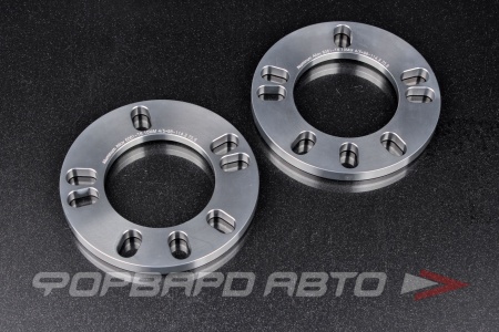 Купить Проставки колесные 10 мм, 4/5*98 - 114,3 CNC, shiny grey anodized HT 