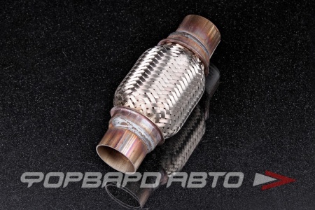 Купить Гофра глушителя 35*150 (Interlock) трехслойная EuroEx 35x150il