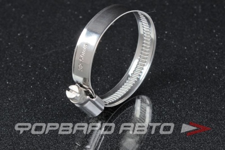 Купить Хомут червячный 32-50мм, нержавеющ.сталь <> 