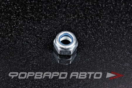 Купить Гайка с мелкой резьбой М8*1,0 оцинк. самоконтрящаяся с полимерной вставкой DIN985 MELCO 