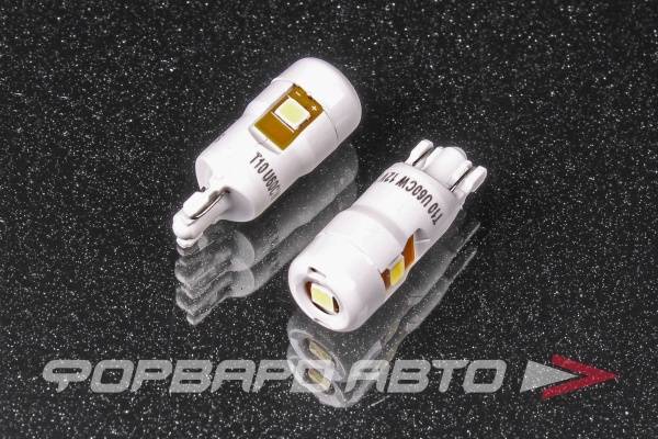 Лампа светодиодная 12V W5W (T10) 6000K (W2.1x9.5d) PHILIPS 11961CU60X2/10