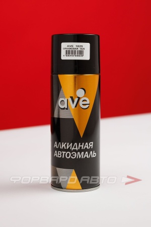 Купить Краска оранжевая 1025, аэрозоль, 520мл. AVE 80310250
