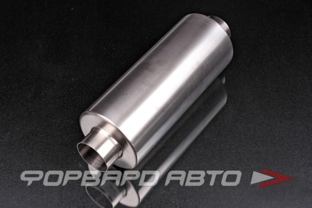 Купить Резонатор универсальный вход/выход = 76 мм, D корпуса = 150 мм, длина = 450 мм, титан FORA TITANIUM GW-RF-ER003