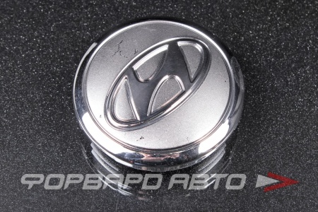 Купить Колпачок ступицы для литых дисков Hyundai, D58/65мм, Silver+3D лого+хром ободок Китай Hyundai, 58,6/61