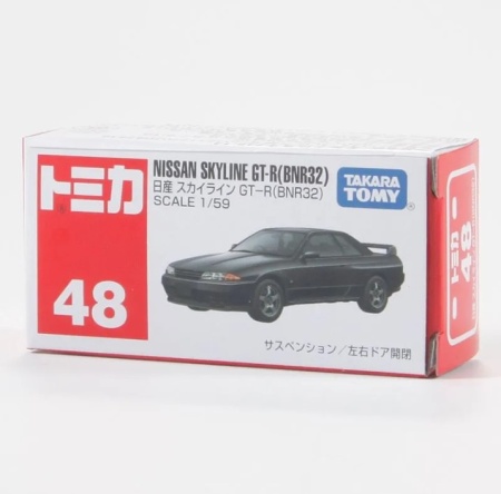 Купить Модель Nissan Skyline GT-R (BNR32), масштаб 1:59, Takara Tomy, No. 48 TOMICA 