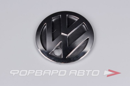 Купить Эмблема Volkswagen хром 90х90мм (склтч+крепёж) SKYWAY VWE-010