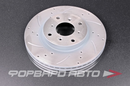 Купить Диск тормозной перфорированный вентилируемый левый G-BRAKE GFR-02253L