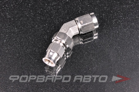 Купить Фитинг AN3 45°, под тефлоновый шланг PTFE, нержавеющая сталь  HF-929-3-045
