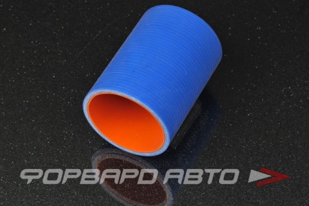 Купить Патрубок силиконовый 60 мм, L=90 мм, для радиатора двигателя CUMMINS для КАМАЗ, нижний, синий MELCO 6520-1303027-19