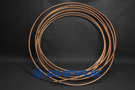 Купить Трубка медная ф 6 мм толщ.стенки 1мм  