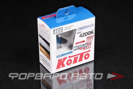 Купить Лампа H7 12V 55W WhiteBeam III (4200K) KOITO P0755W