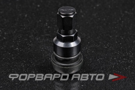 Купить Вентиль для бескамерных шин алюминий, черный RAYS HB1