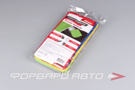 Купить Салфетка микрофибра 30х30см набор (10шт) SKYWAY S03902002