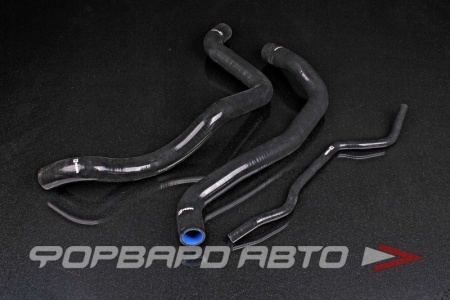 Купить Патрубки радиатора ВАЗ 2190 АКПП силиконовые 34мм, 32мм, 6мм, 3 шт, черные FORA ASHK-2190-1303000