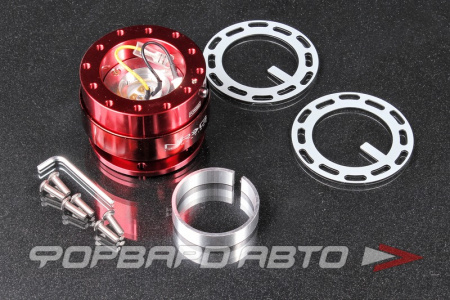 Адаптер для рулевого колеса быстросъемный Quick Release Gen 2.0 - Red Body / Red Ring NRG SRK-200RD