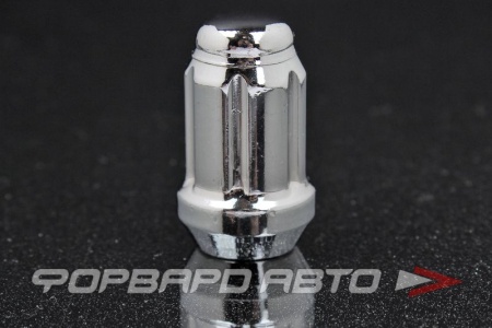 Купить Гайка колеса 12*1,25*34 конус, спецключ (K171906 SD, K192106SD), сталь, хром ВЕКТОР 211144 SD Cr