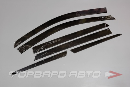 Купить Дефлекторы окон Hyundai Santa Fe 2012-2018 6 шт. Strelka11 2D058.S11