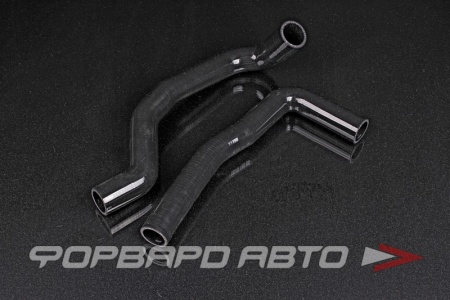 Купить Патрубки радиатора силиконовые Toyota JZX100 1JZ-GTE AT, MT, черные FORA 1106