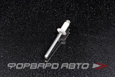 Купить Заклепка 4,8*10 вытяжная алюминий/сталь RAL9003 белый  