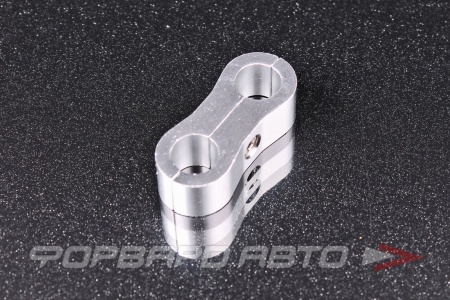 Купить Зажим шлангов AN4 - 11,1 мм, алюминиевый, серый AB88 