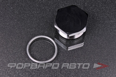 Купить Фитинг заглушка ORB AN20 с резиновым кольцом, черная AB88 