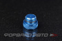 Заглушка М12*1,5мм гайки колесной, синяя OD-16mm, H - 6mm, Aluminum Cap Blue TPI BALCP1345BL-20