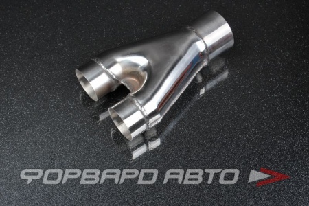 Купить Патрубок выхлопной системы Y-pipe 63 - 51/51 * 205 мм нержавеющая сталь AUTOBAHN88 