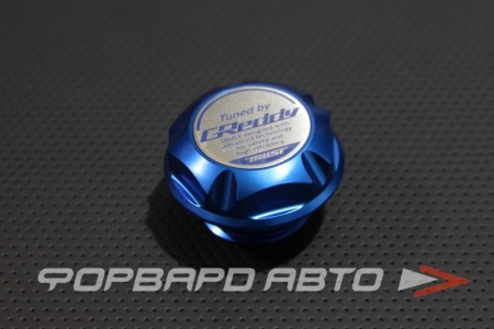 Купить Крышка маслозаливной горловины синяя GREDDY 