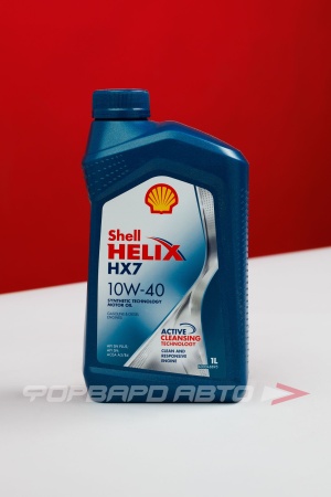 Купить Масло моторное 10W40 1л, HELIX HX7 A3/B4 SN SHELL 550070412