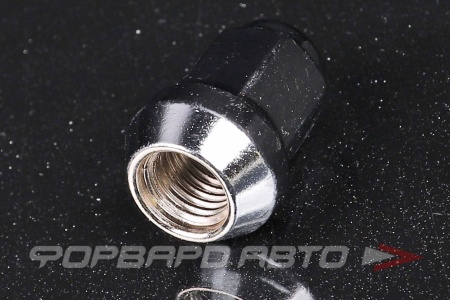 Купить Гайка колеса 12*1,5*32 конус с выступом, ключ на 17 хром ВЕКТОР 311345 Cr