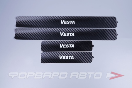 Купить Наклейка порогов LADA Vesta Black ЛАДЬЯ 555.66.391 (st.bl)